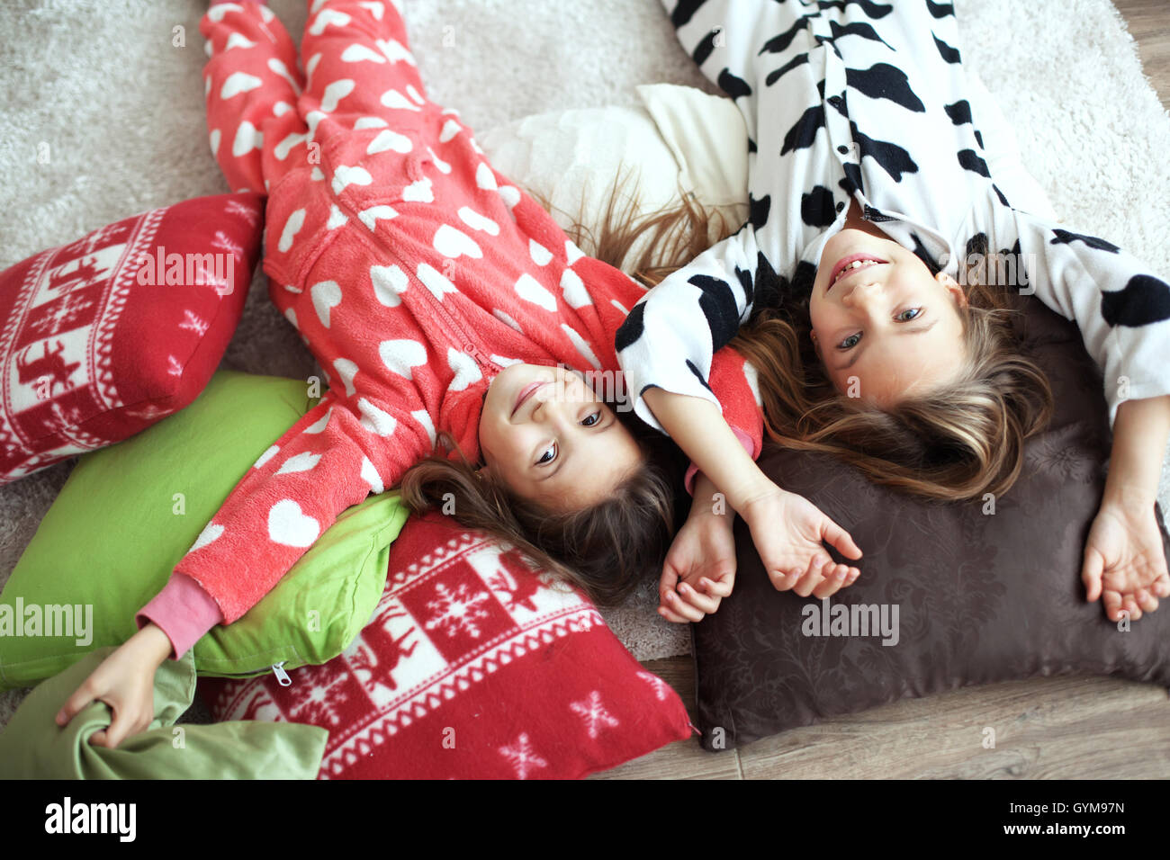 Pyjama party Banque D'Images