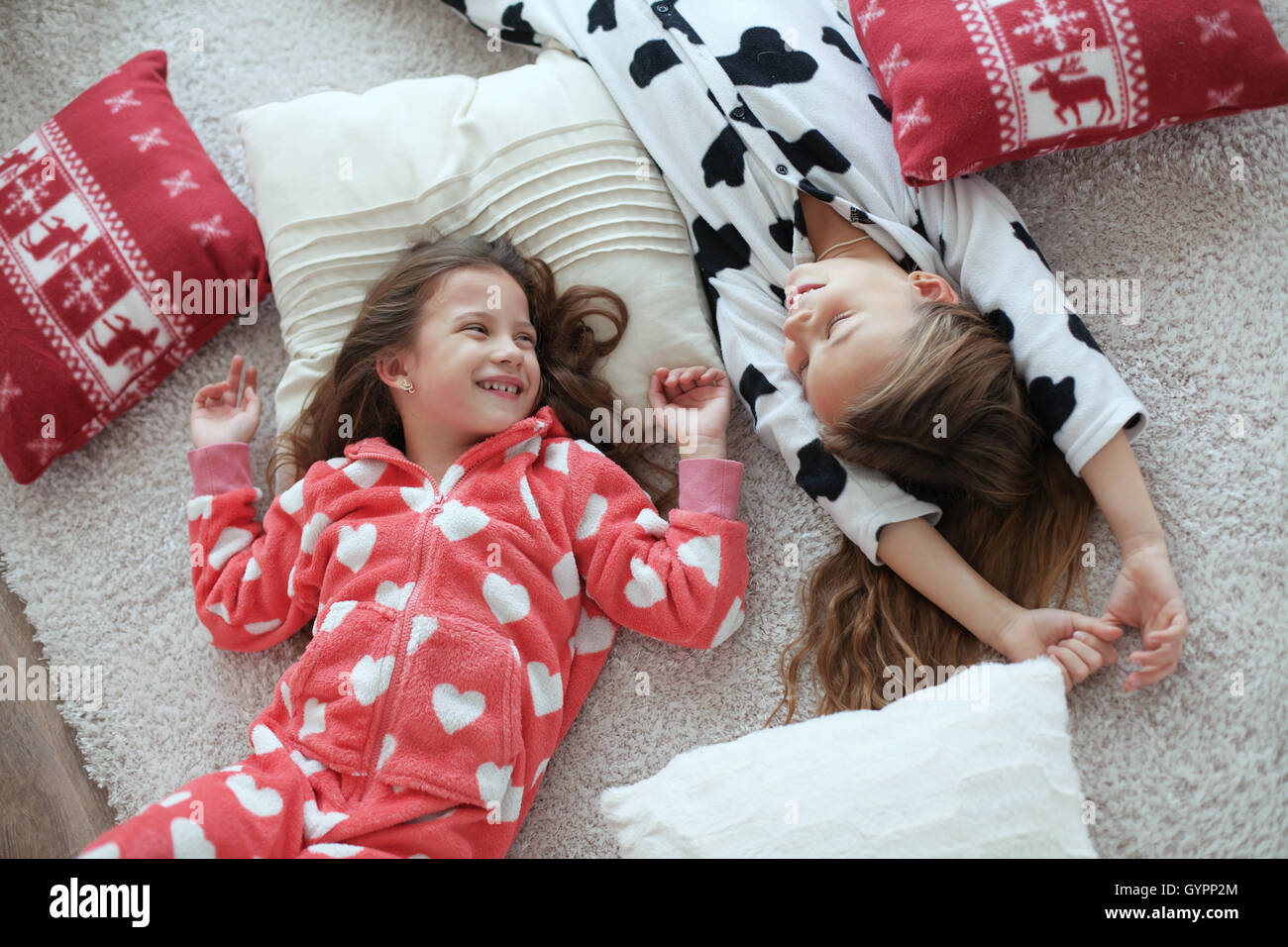 Pyjama party Banque D'Images