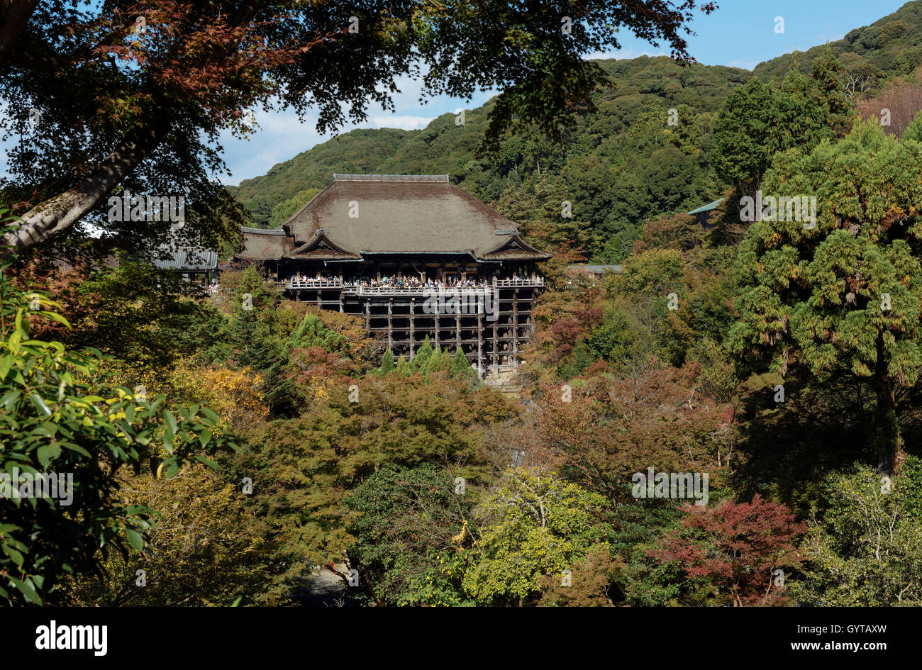 Kyoto, Japon - Nov 6, 2015 : Temple Kiyomizu-dera est un temple bouddhiste indépendant dans l'est de Kyoto. Le temple est fait partie de l'historique Banque D'Images