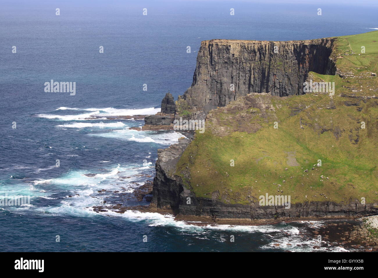 Falaises de Moher. Le comté de Clare, Irlande Banque D'Images
