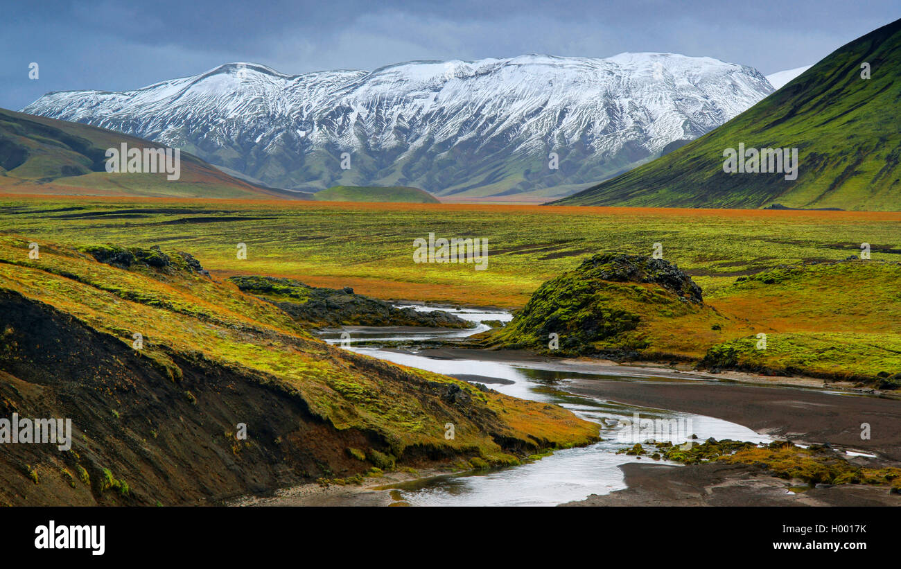 Paysage du landmannalaugar, Islande Banque D'Images