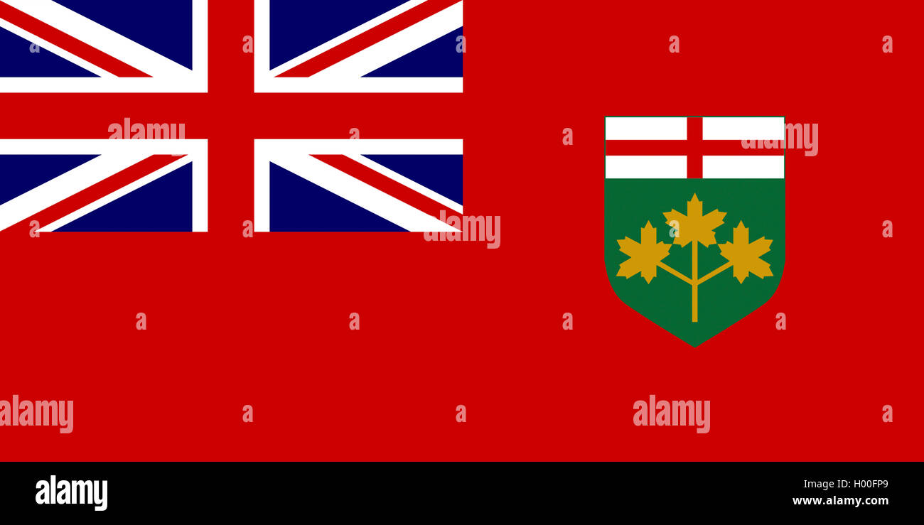 Drapeau ontario Banque de photographies et d’images à haute résolution ...