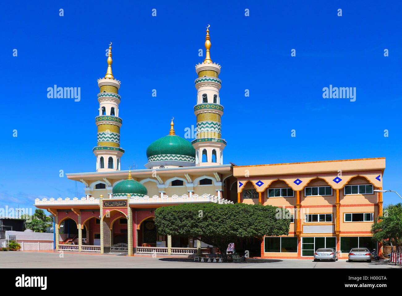 Mosquée Saint-nicolas à Pattaya, Thaïlande, Pattaya Banque D'Images