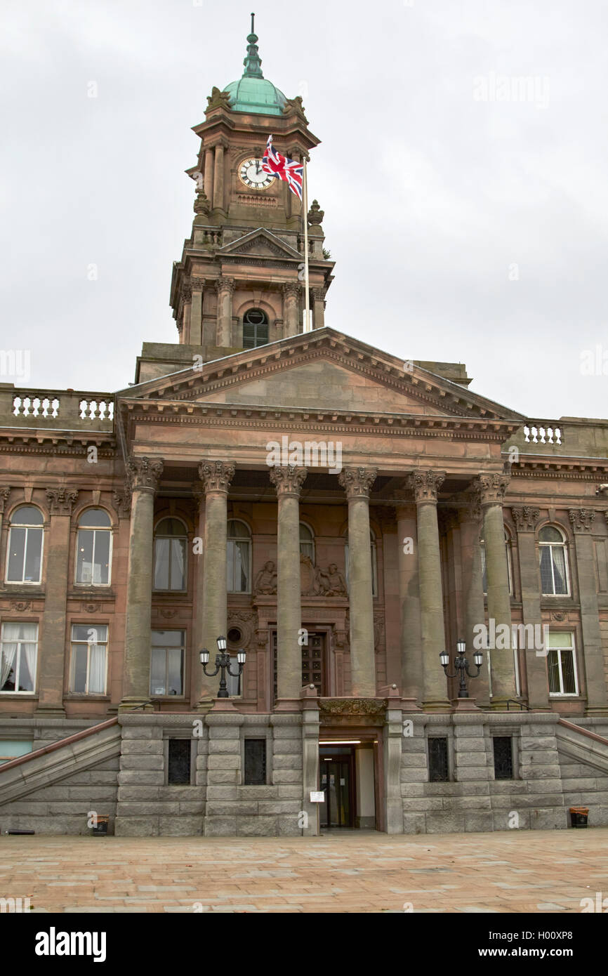 Hôtel de ville de birkenhead Merseyside UK Banque D'Images