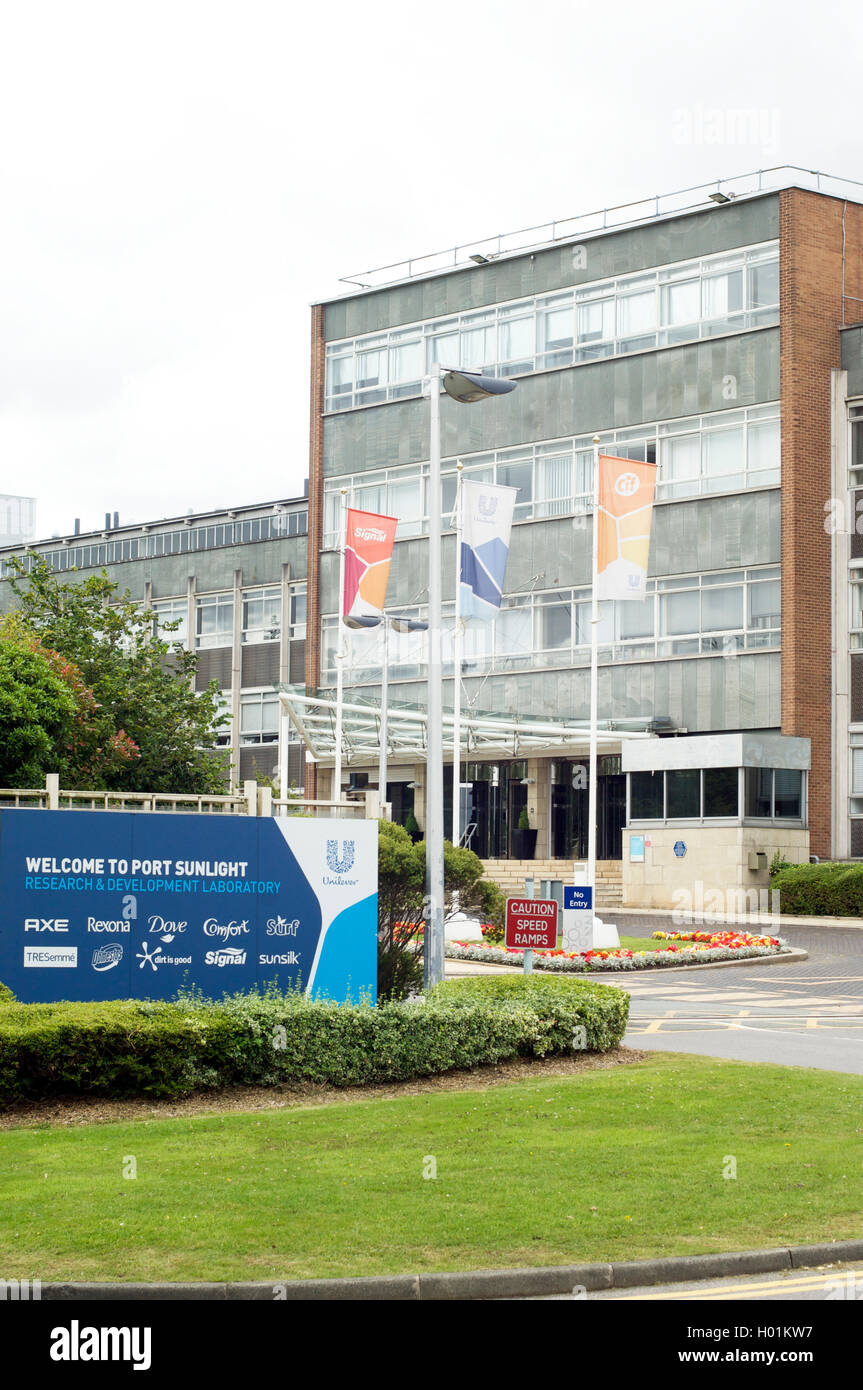 Unilever Research and Development Center à Port Sunlight, Wirral Banque D'Images