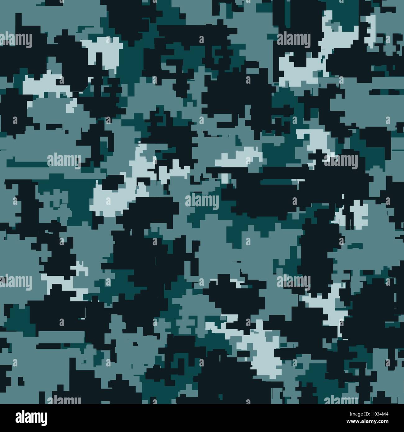 Les modèles sans couture camouflage numérique Illustration de Vecteur