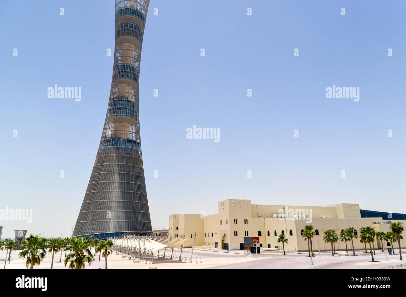 Le Flambeau (Doha) Aspire Tower, la plus haute structure au Qatar Banque D'Images