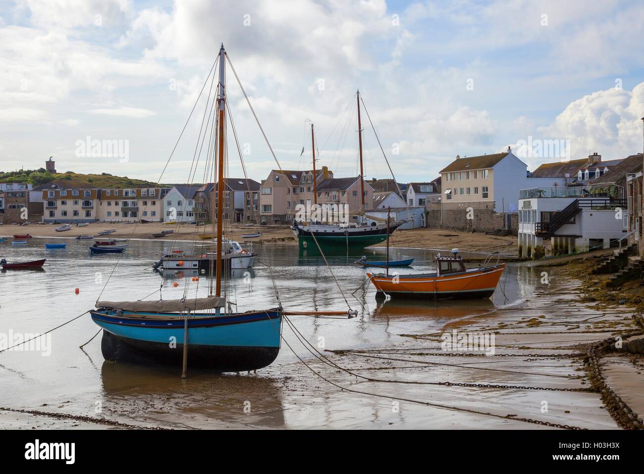 St Mary's Harbour, St Mary, Îles Scilly, Angleterre Banque D'Images