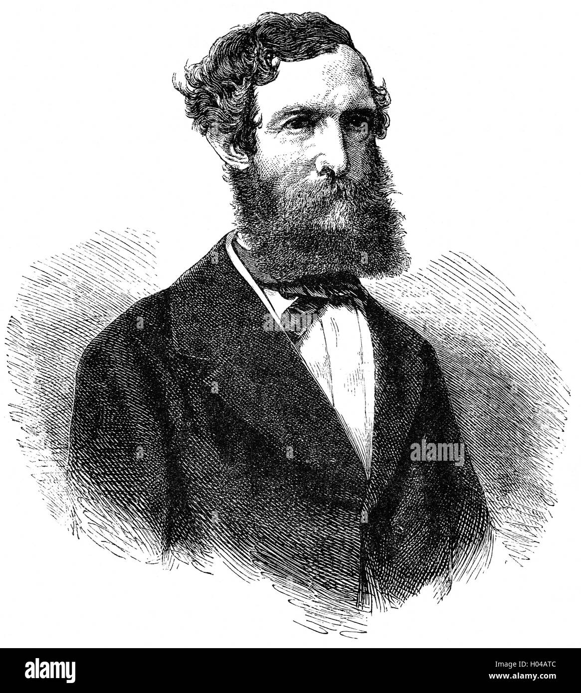 Le Major-général sir John Eardley Wilmot Inglis (1814 - 1862) était un officier de l'armée britannique, né en Nouvelle-Écosse, Canada, et le plus connu pour son rôle dans la protection de la British composé pour 87 jours dans le siège de Lucknow. Banque D'Images