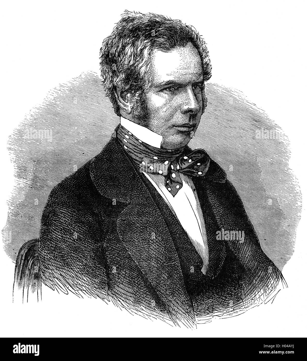 Peter John Locke King (1811 - 1885) était un homme politique français et député de Surrey à l'Est de 1847 à 1874. Il a gagné la renommée en tant que défenseur de la réforme avec l'adoption de la Loi sur les redevances d'Immobilier, 1854 et pour l'abrogation d'un grand nombre de lois dépassées. Banque D'Images