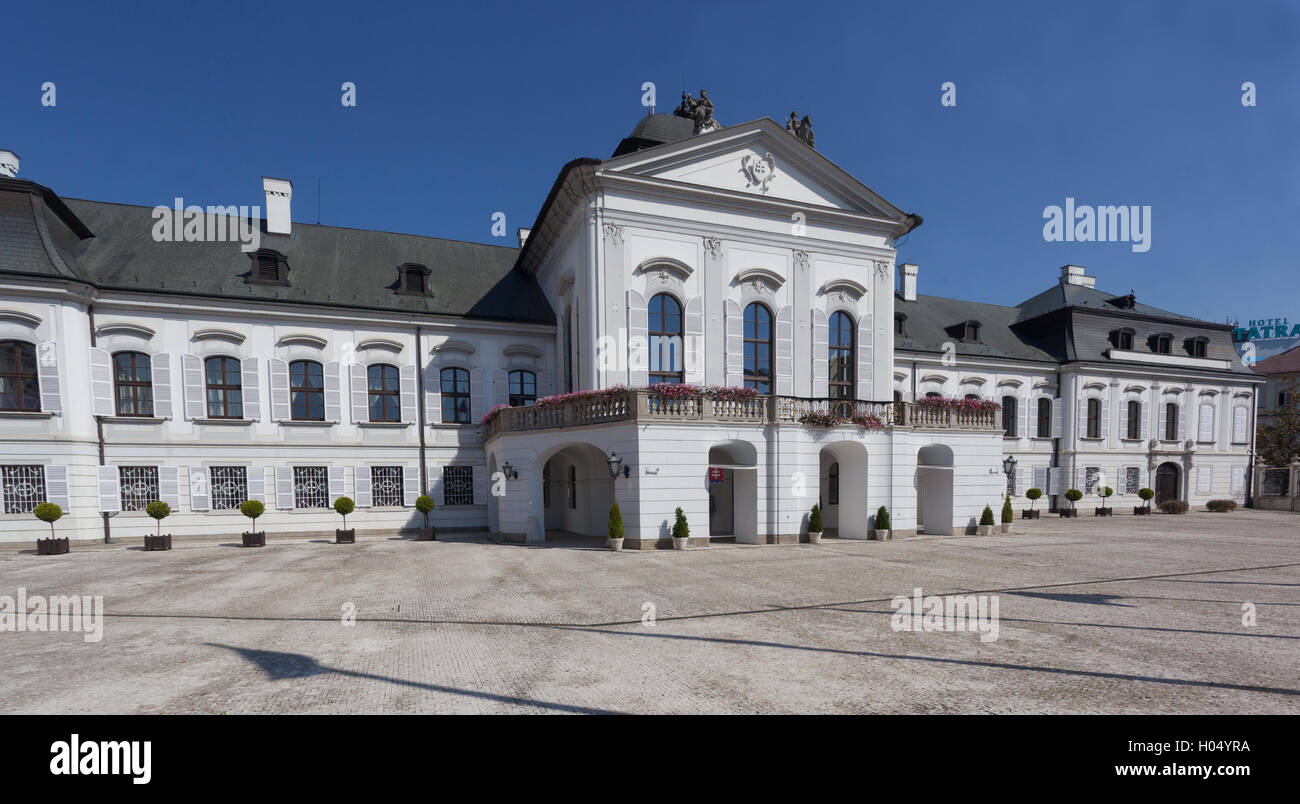 Palais Grassalkovich, Bratislava, Slovaquie.L'Europe Banque D'Images