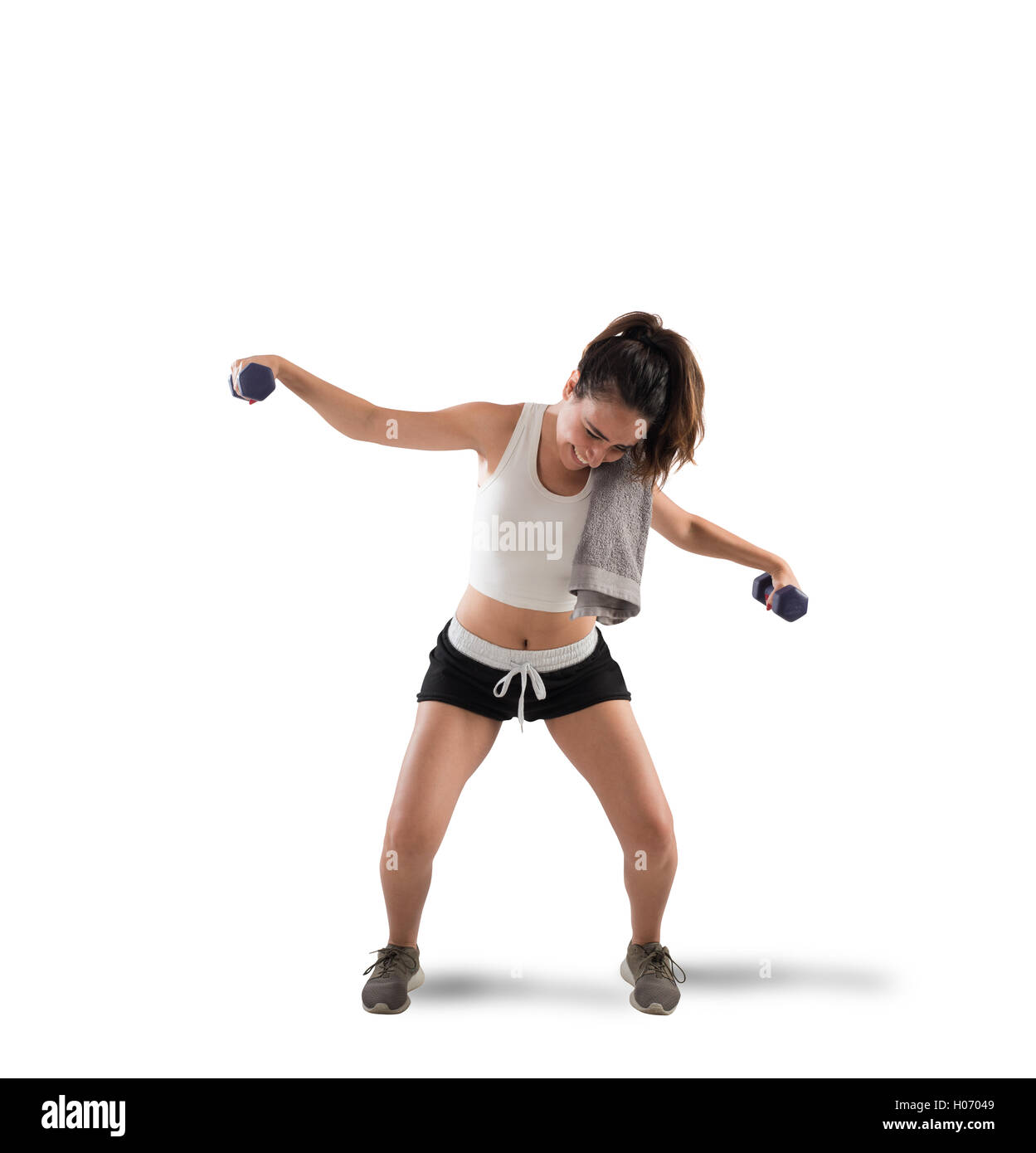 Séance d’entraînement maladroit Banque D'Images