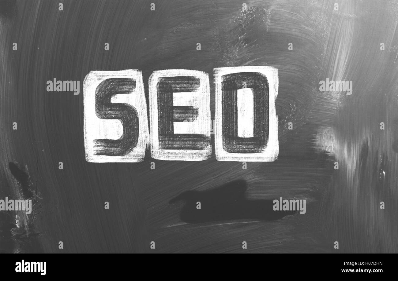 Concept SEO Banque D'Images