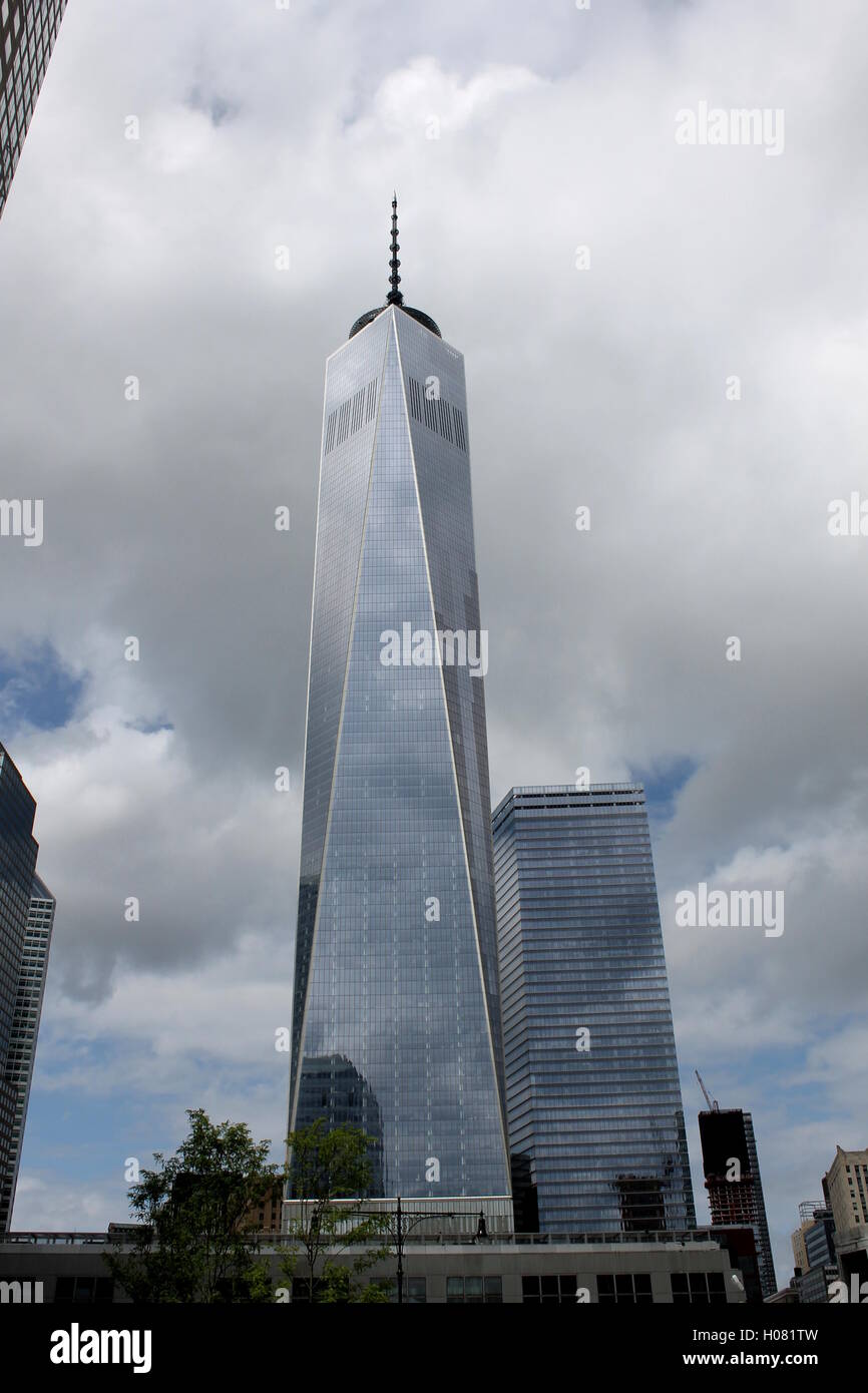 Le nouveau World Trade Center à Manhattan, New York City Banque D'Images