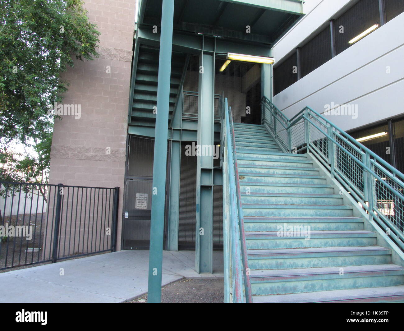 Chacune des photos dans le passé, 4 photos ont été prises dans le centre-ville de Phoenix en Arizona. Banque D'Images