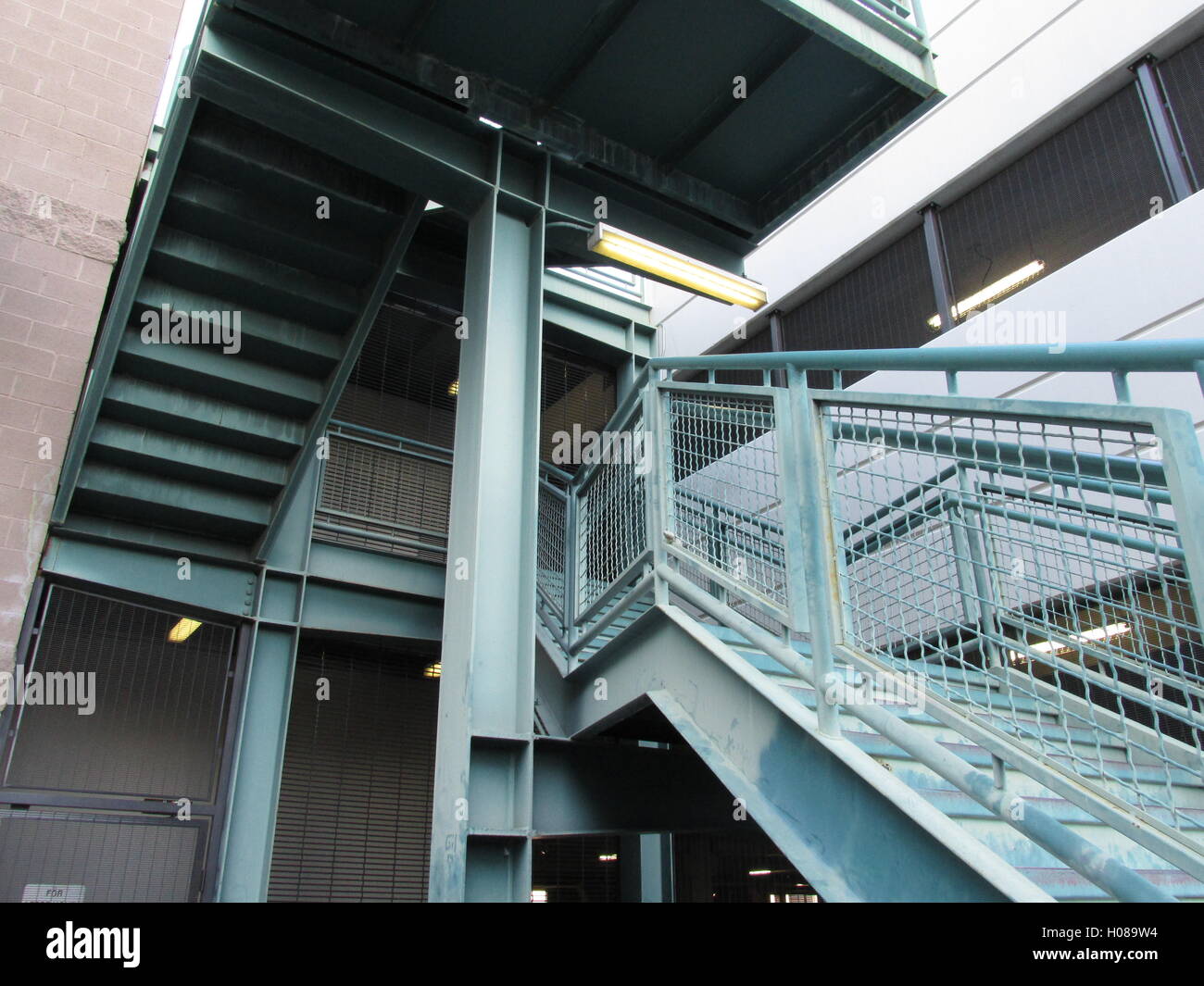 Chacune des photos dans le passé, 4 photos ont été prises dans le centre-ville de Phoenix en Arizona. Banque D'Images