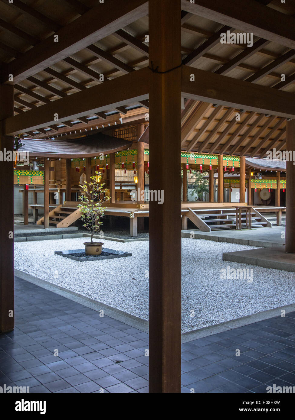 Architecture Shinto Nogi Shrine à belle à Roppongi Tokyo Banque D'Images