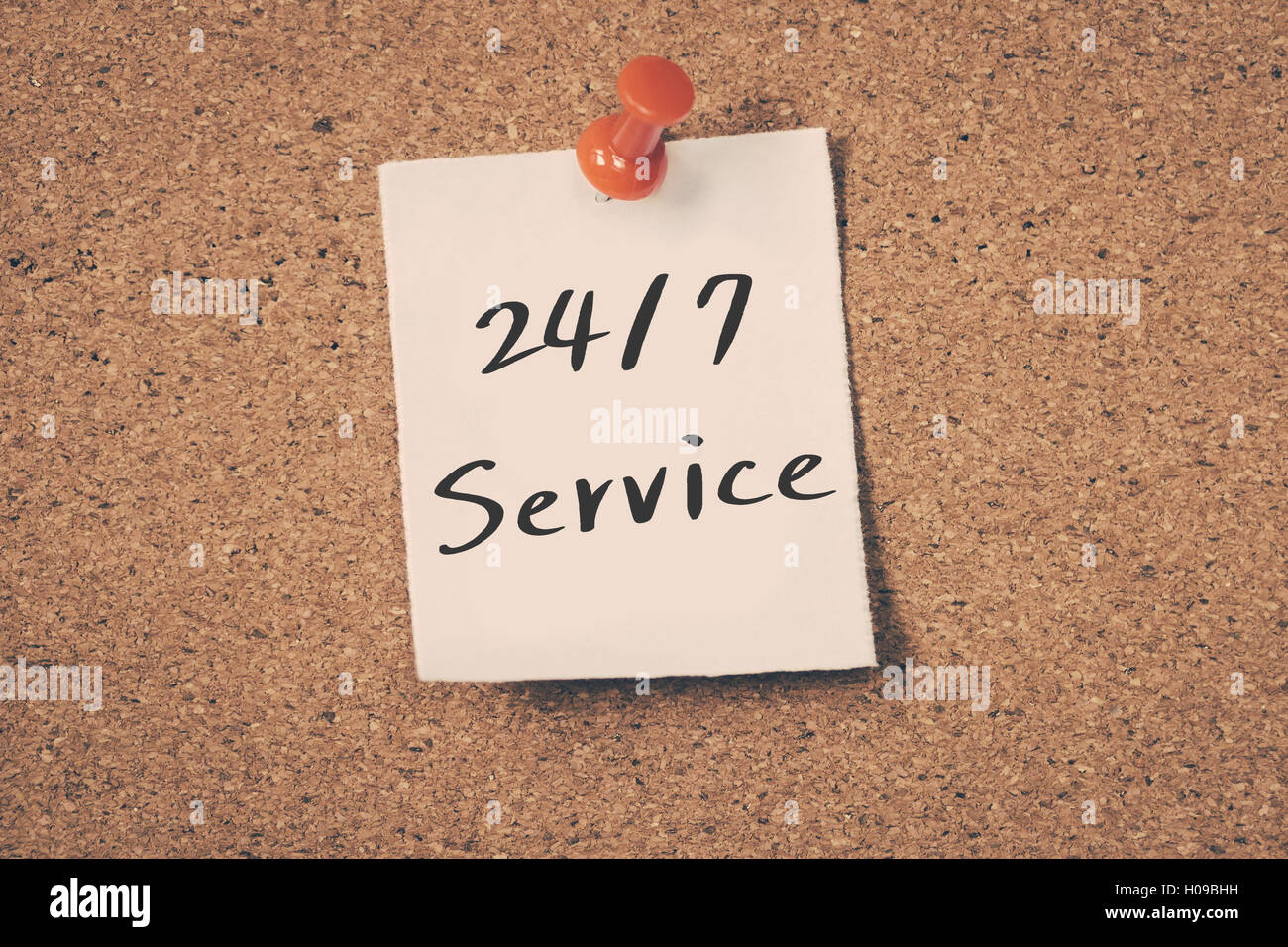 service 24/7 Banque D'Images