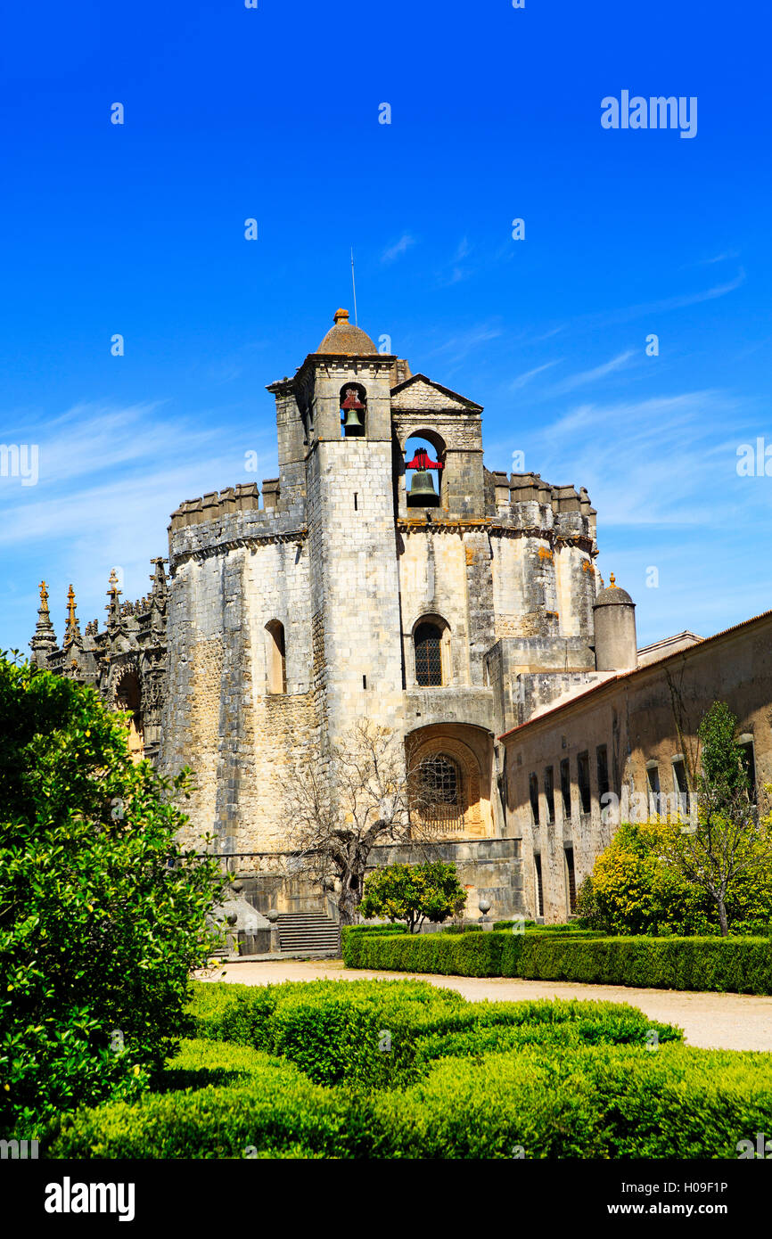 Abbaye des Templiers, Convento de Cristo, UNESCO World Heritage Site, Tomar, District de Santarem, Portugal, Europe Banque D'Images
