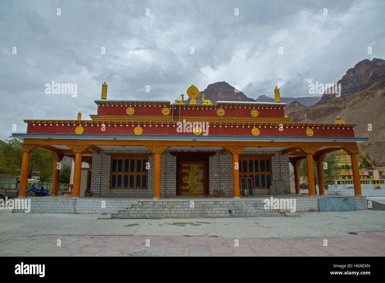 Nouveau Monastère de Tabo - Spiti Valley (Himachal Pradesh, Inde) Banque D'Images