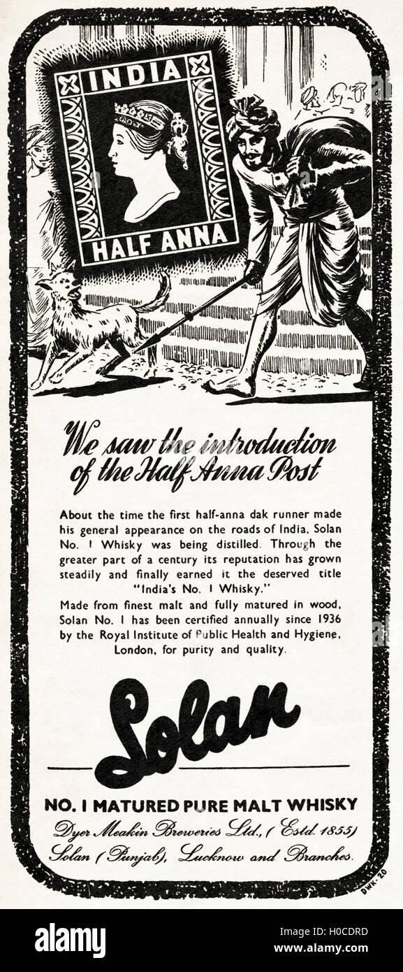 Publicité Vintage PIMM'S N°1 - Petite Annonce Imprimée Années 1940 - 90x120mm