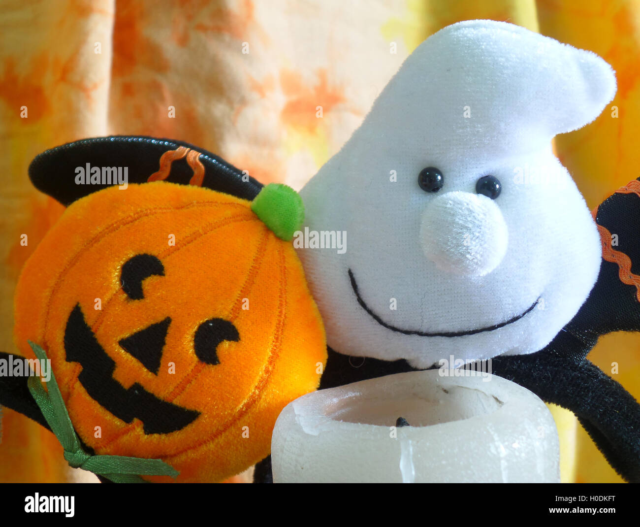 L'arrivée de l'Halloween ! ! Carte de souhaits, l'arrière-plan Banque D'Images