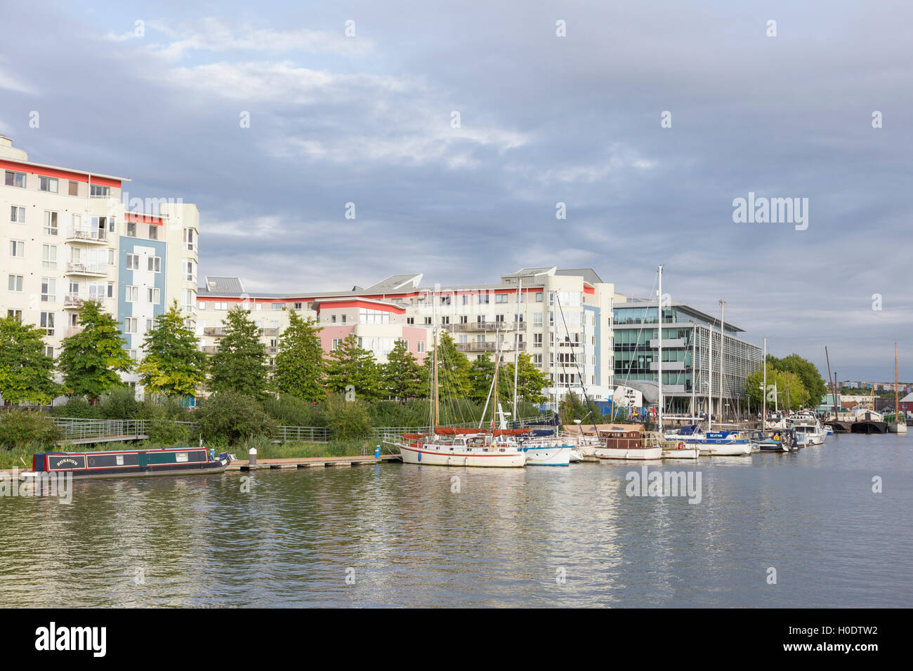 Le port de la ville de Bristol, Bristol, Avon, England, UK Banque D'Images