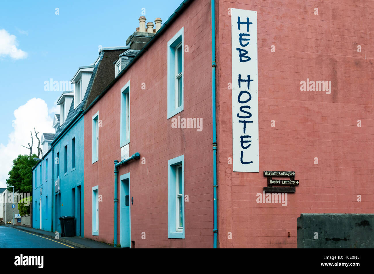 Heb Hostel dans Stornoway est un organisme indépendant backpackers' hostel. Banque D'Images