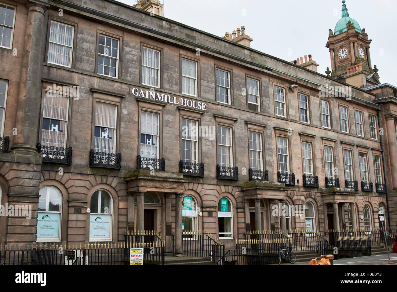 Maison gainmill hamilton square birkenhead Merseyside UK Banque D'Images