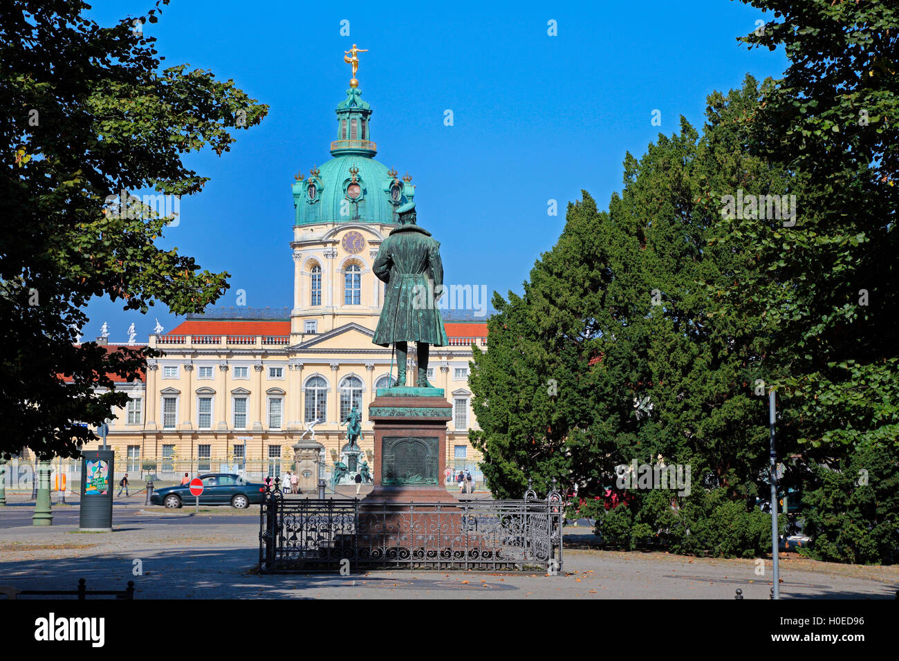 Le Château Charlottenburg Berlin Banque D'Images