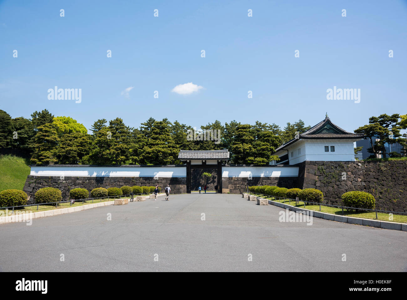 Sakuradamon Gate, le Palais Impérial, Chiyoda-Ku, Tokyo, Japon Banque D'Images