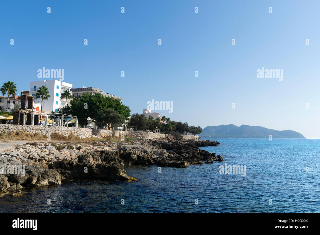 La côte de Cala Millor, Majorque Banque D'Images