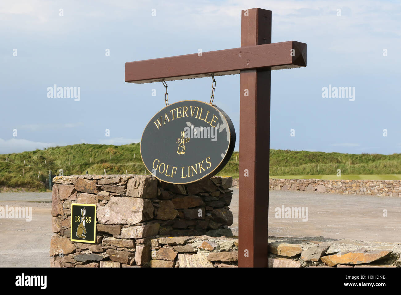 Waterville Golf Links, Waterville, dans le comté de Kerry, Irlande. Banque D'Images