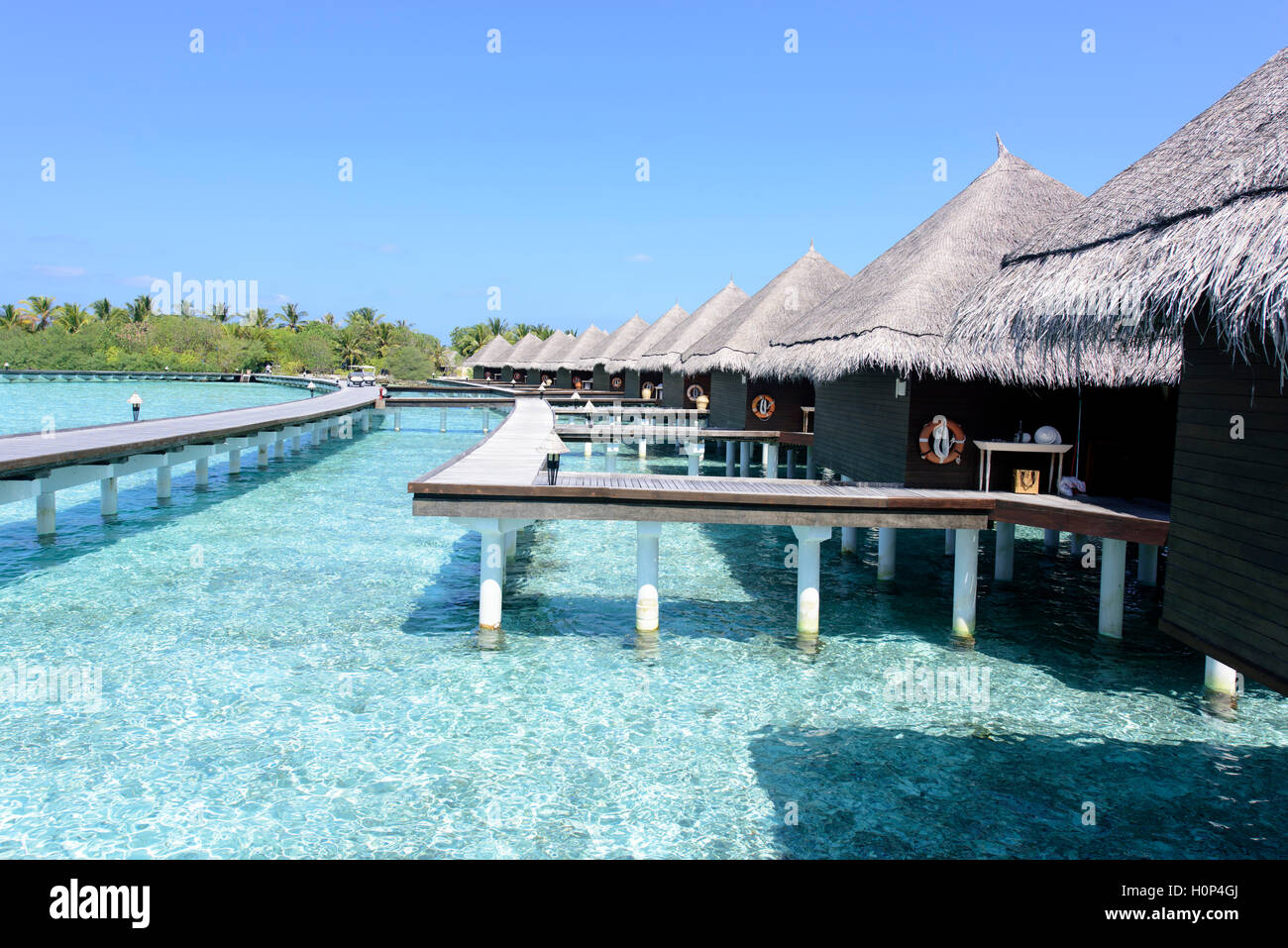 plage des Maldives Banque D'Images