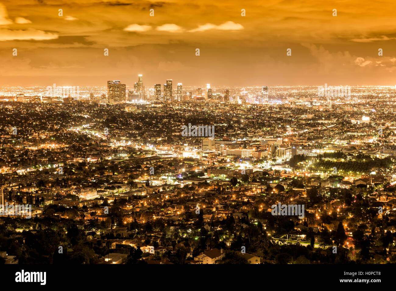 Los Angeles cityscape Banque D'Images