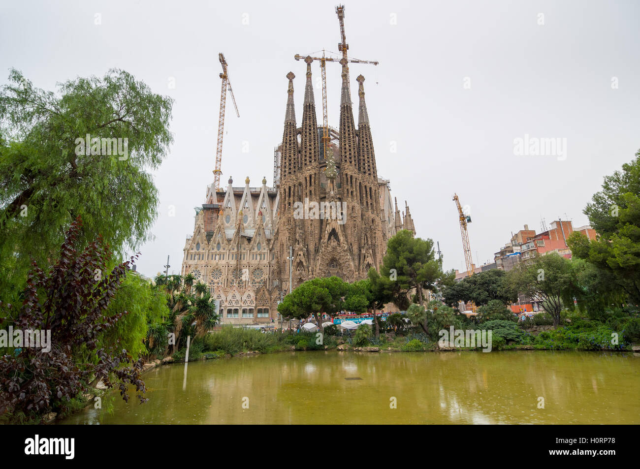 Barcelone 22 SEPTEMBRE Sagrada Familia Basilique et l'Église