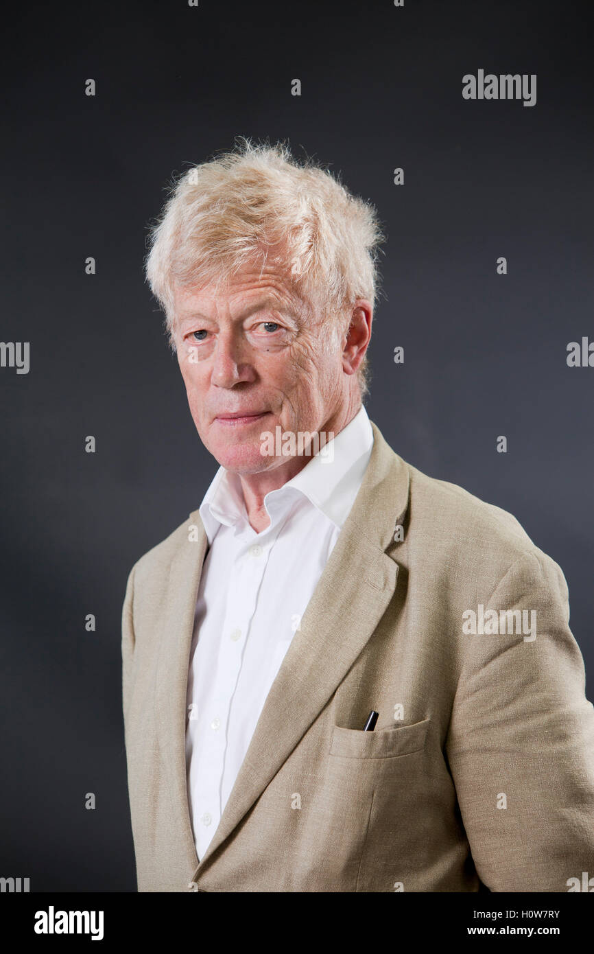 Roger Scruton, l'écrivain et philosophe anglais, à l'Edinburgh International Book Festival. Edimbourg, Ecosse. 15 août 2016 Banque D'Images