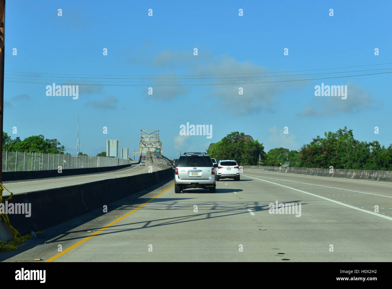 Les autoroutes américaines en Louisiane Banque D'Images