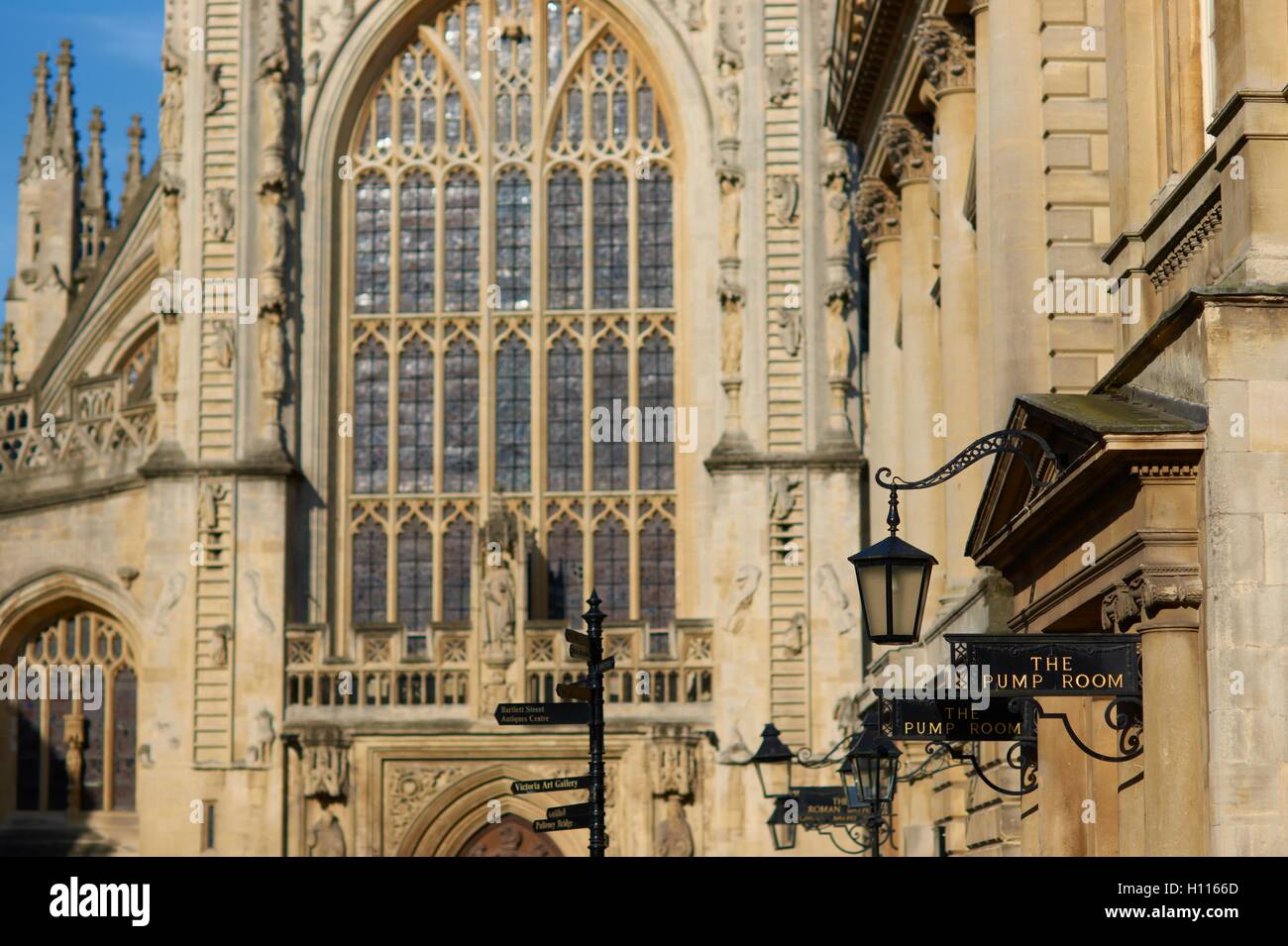 La salle des pompes dans Bath Banque D'Images