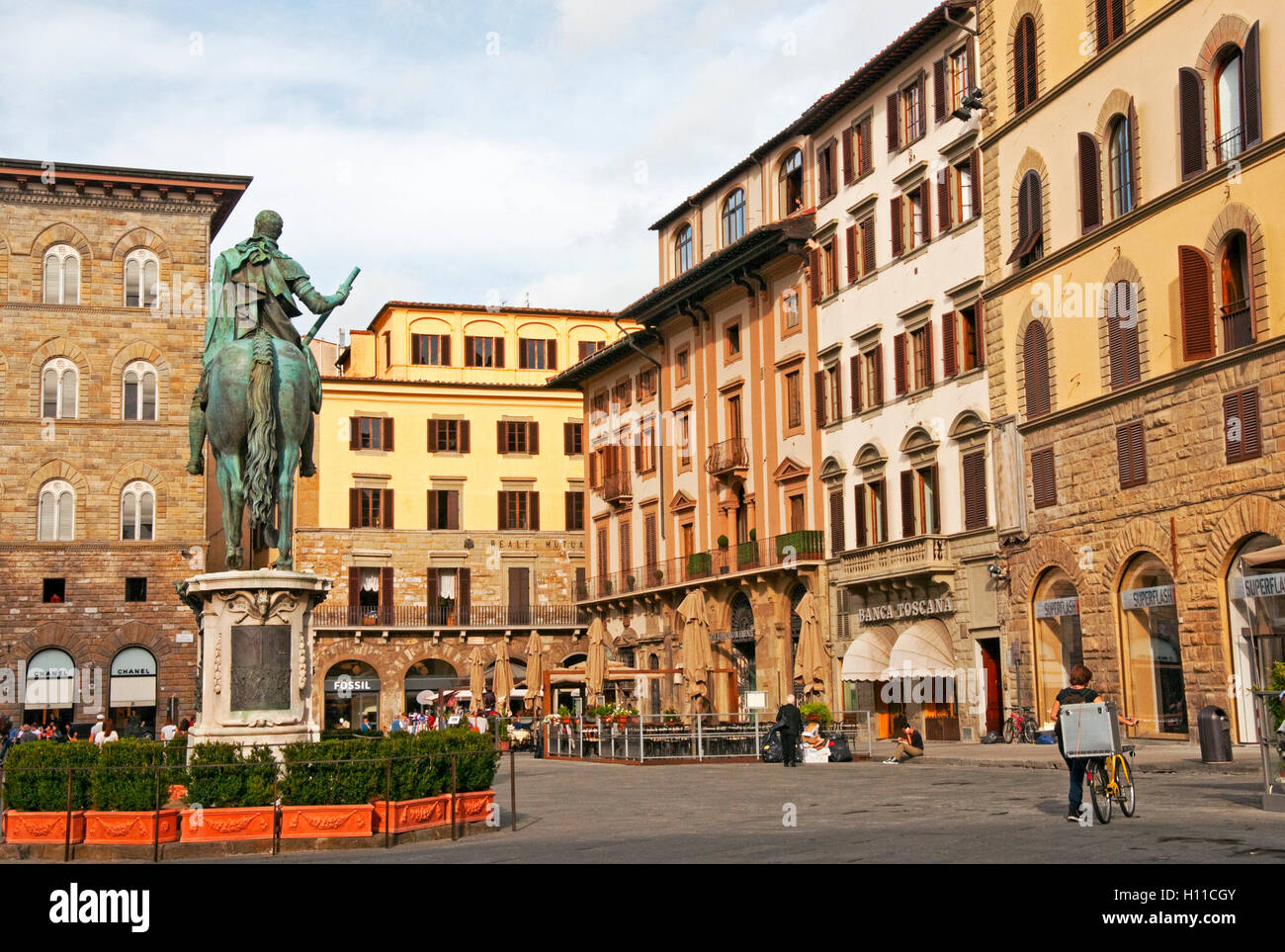 Piazza Signoria, Florence, Italie Banque D'Images