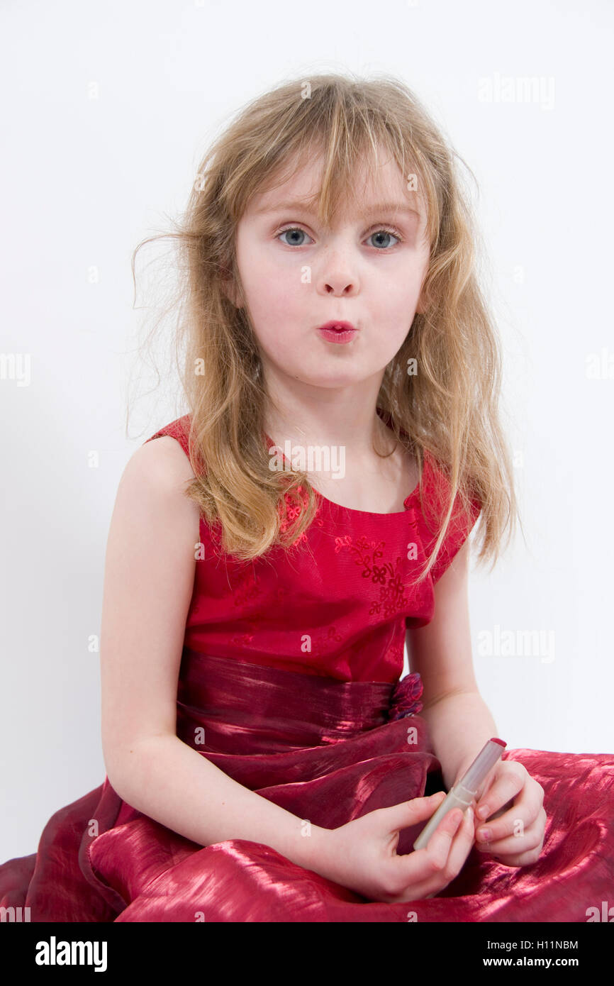 robe rouge 6 ans