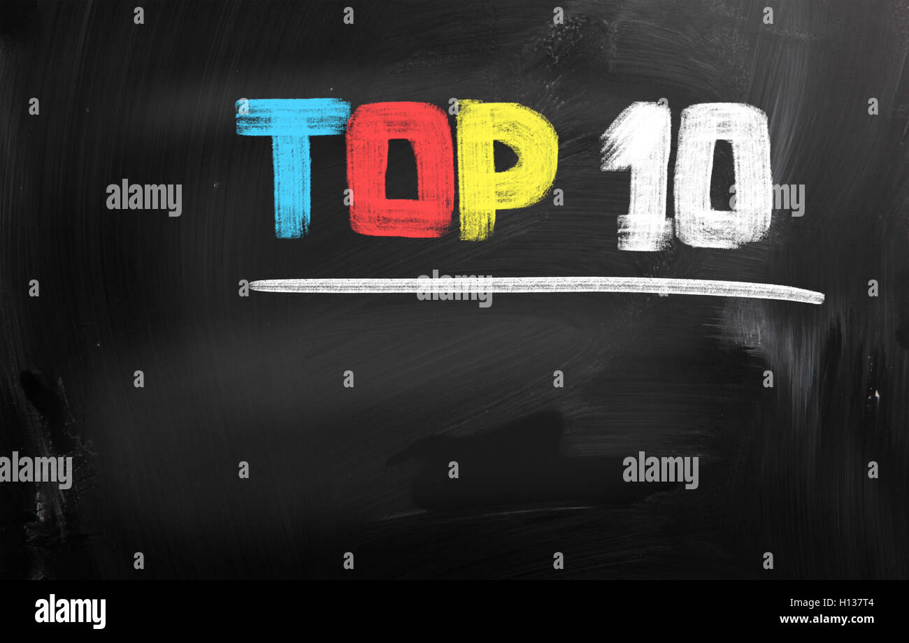 Top 10 Concept Banque D'Images