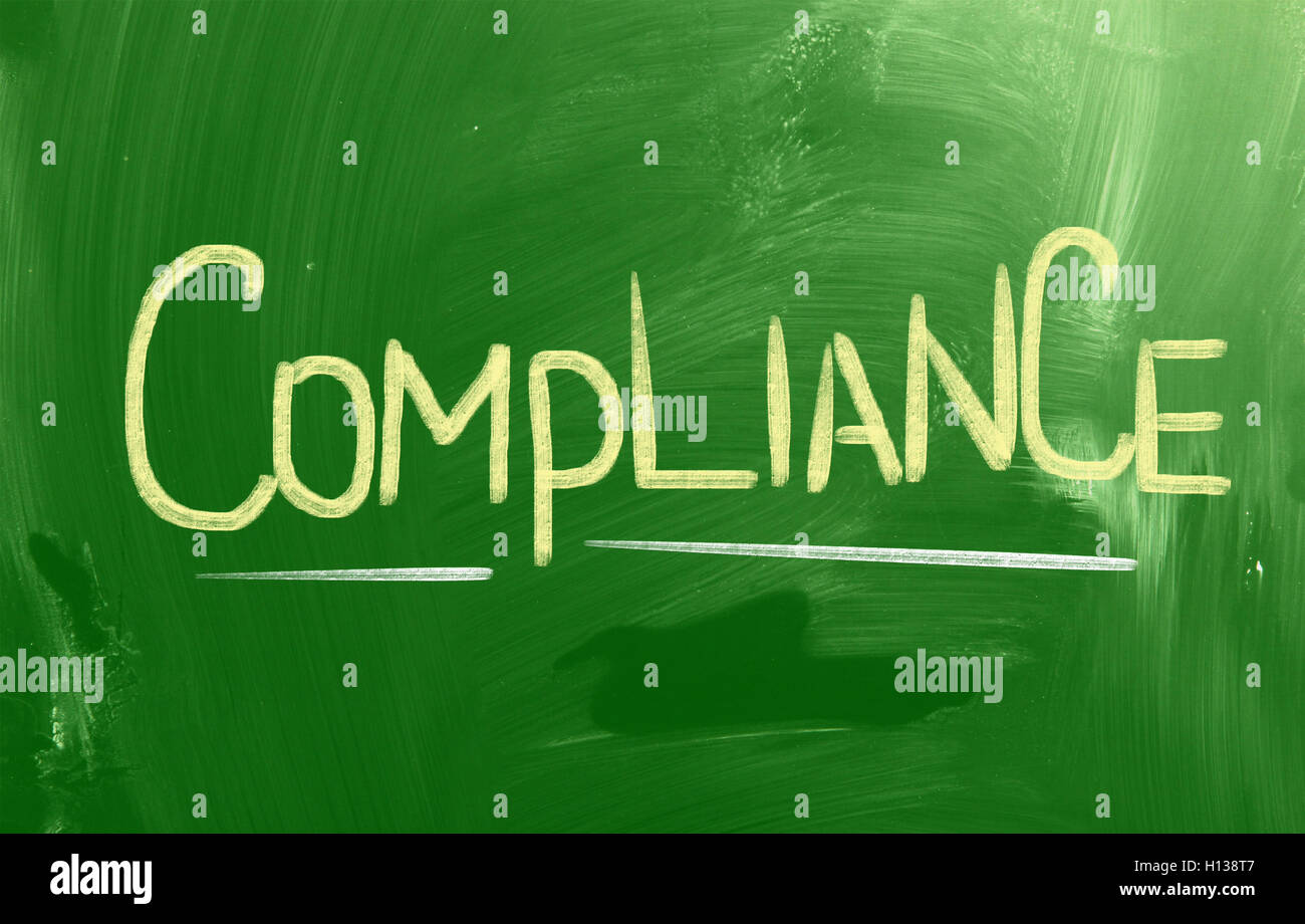 Concept de conformité Banque D'Images