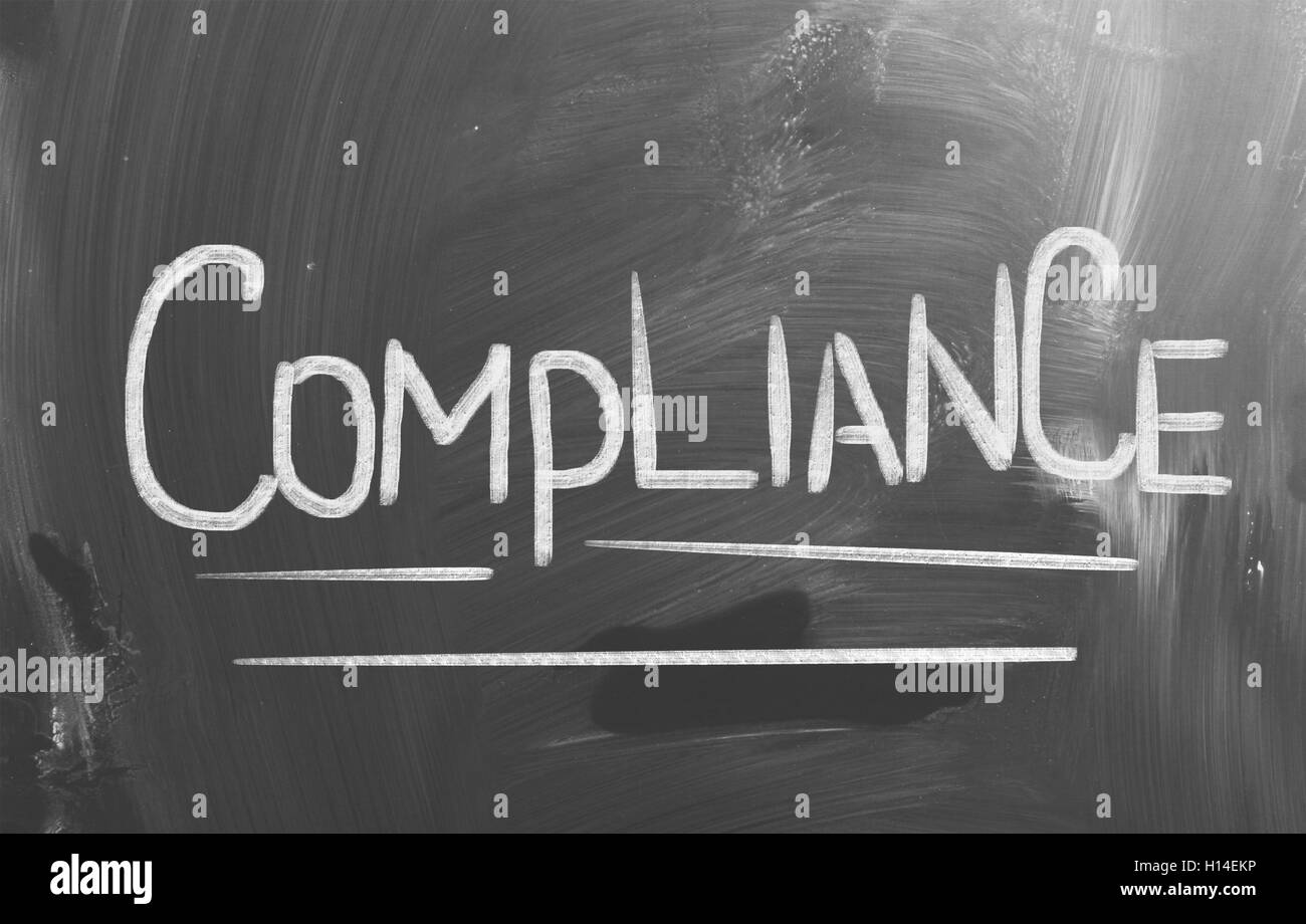 Concept de conformité Banque D'Images