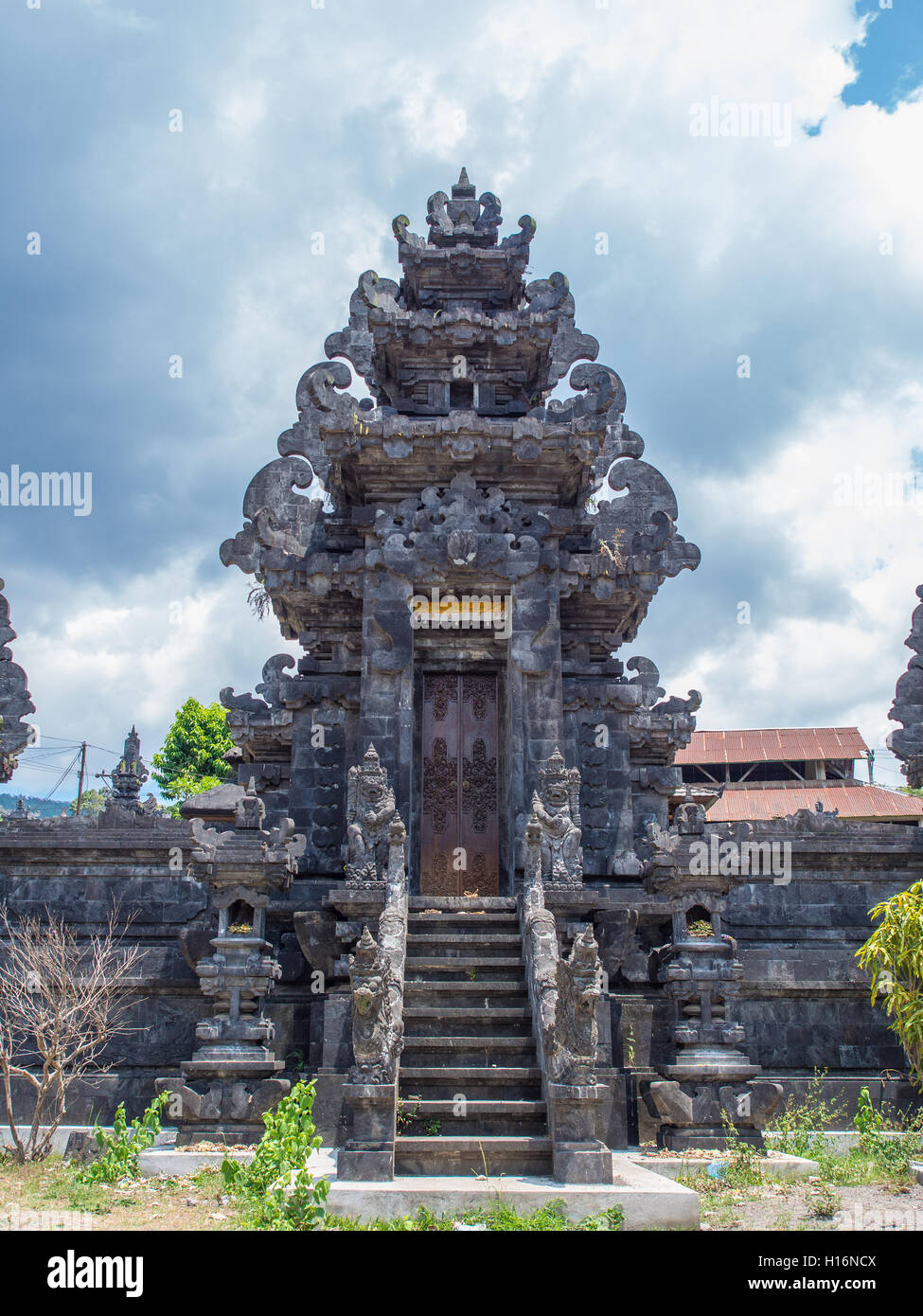 Un Temple à Bali Indonésie Banque D'Images