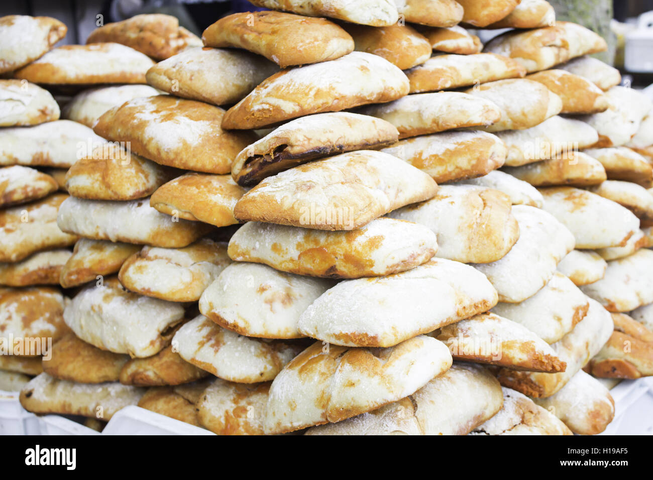Sandwichs saucisse de magasin d'alimentation, de l'alimentation Banque D'Images