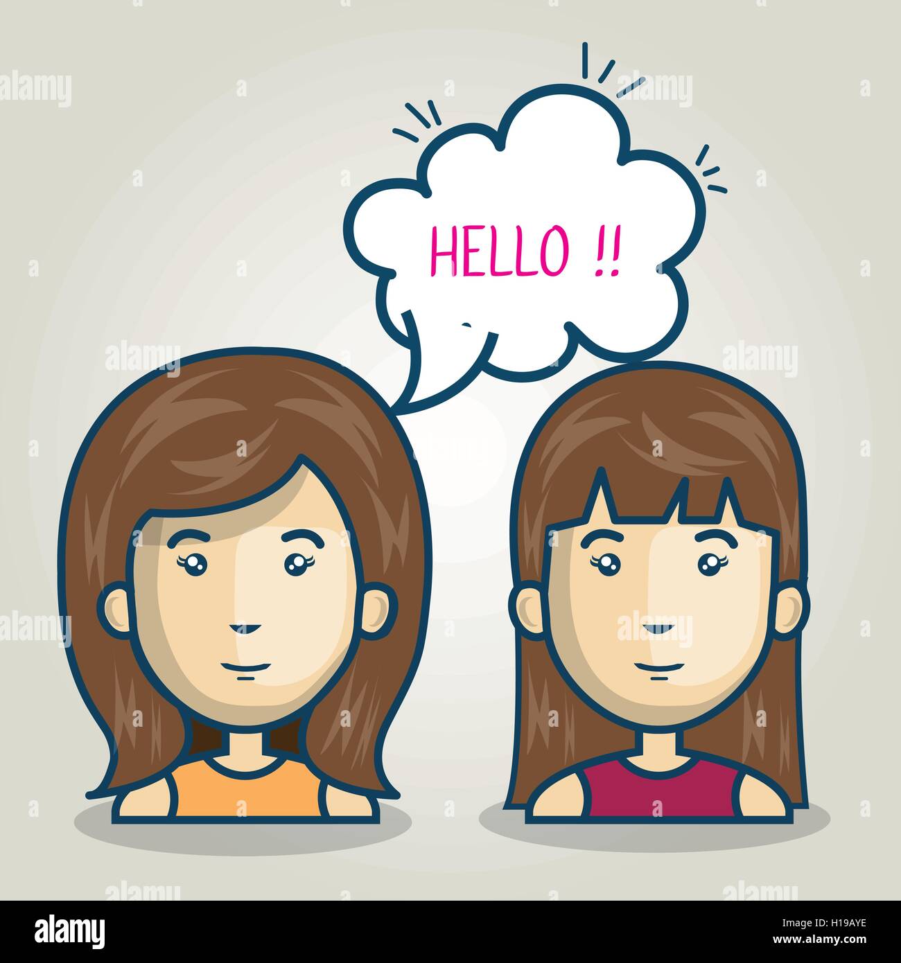 Personnage de discours bulle talk graphic Illustration de Vecteur