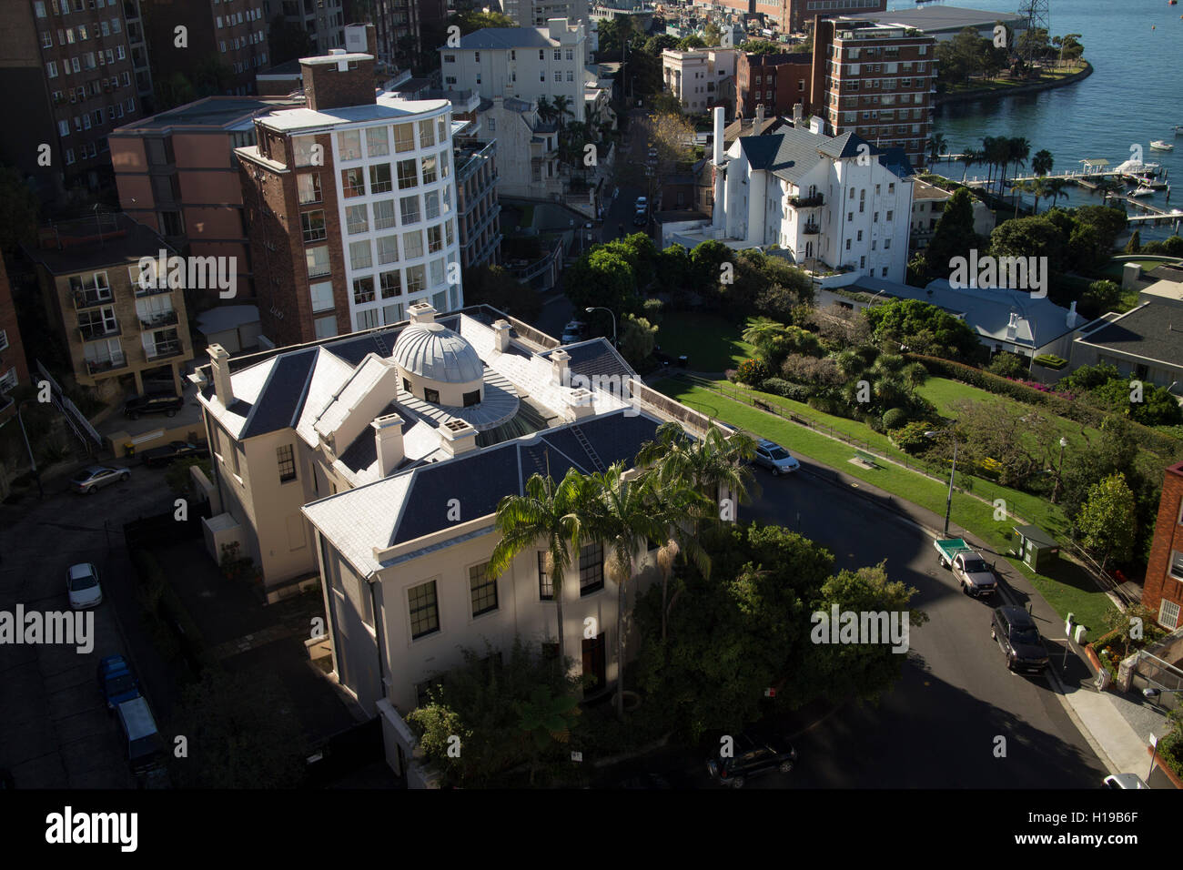 Elizabeth Bay House historique a été construit pour secrétaire colonial Alexander Macleay (1767-1848) Elizabeth Bay Sydney Australie Banque D'Images