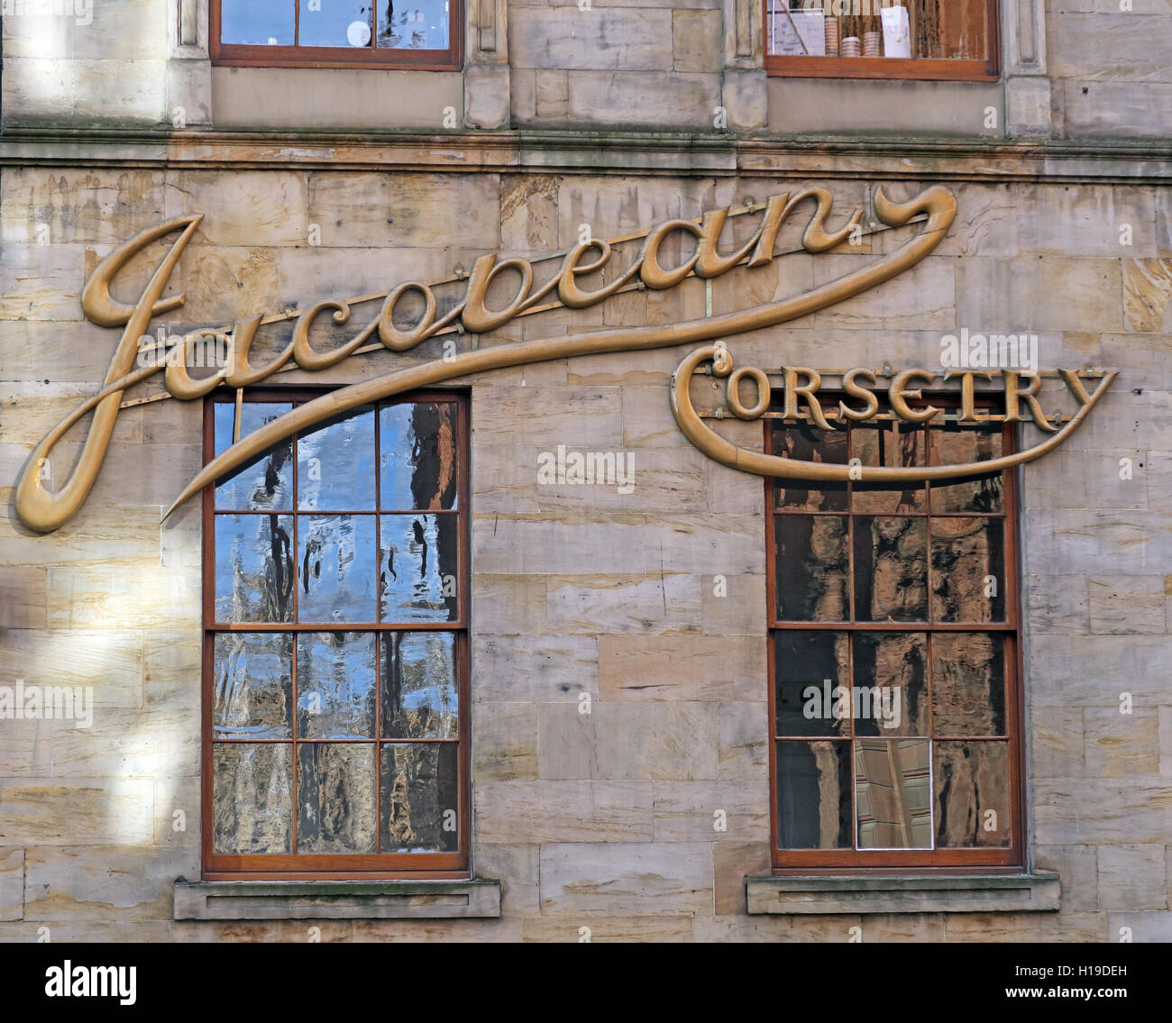 Le bâtiment de style jacobéen corsetterie de Merchant City à Glasgow, Virginia Street, Ecosse, Royaume-Uni Banque D'Images