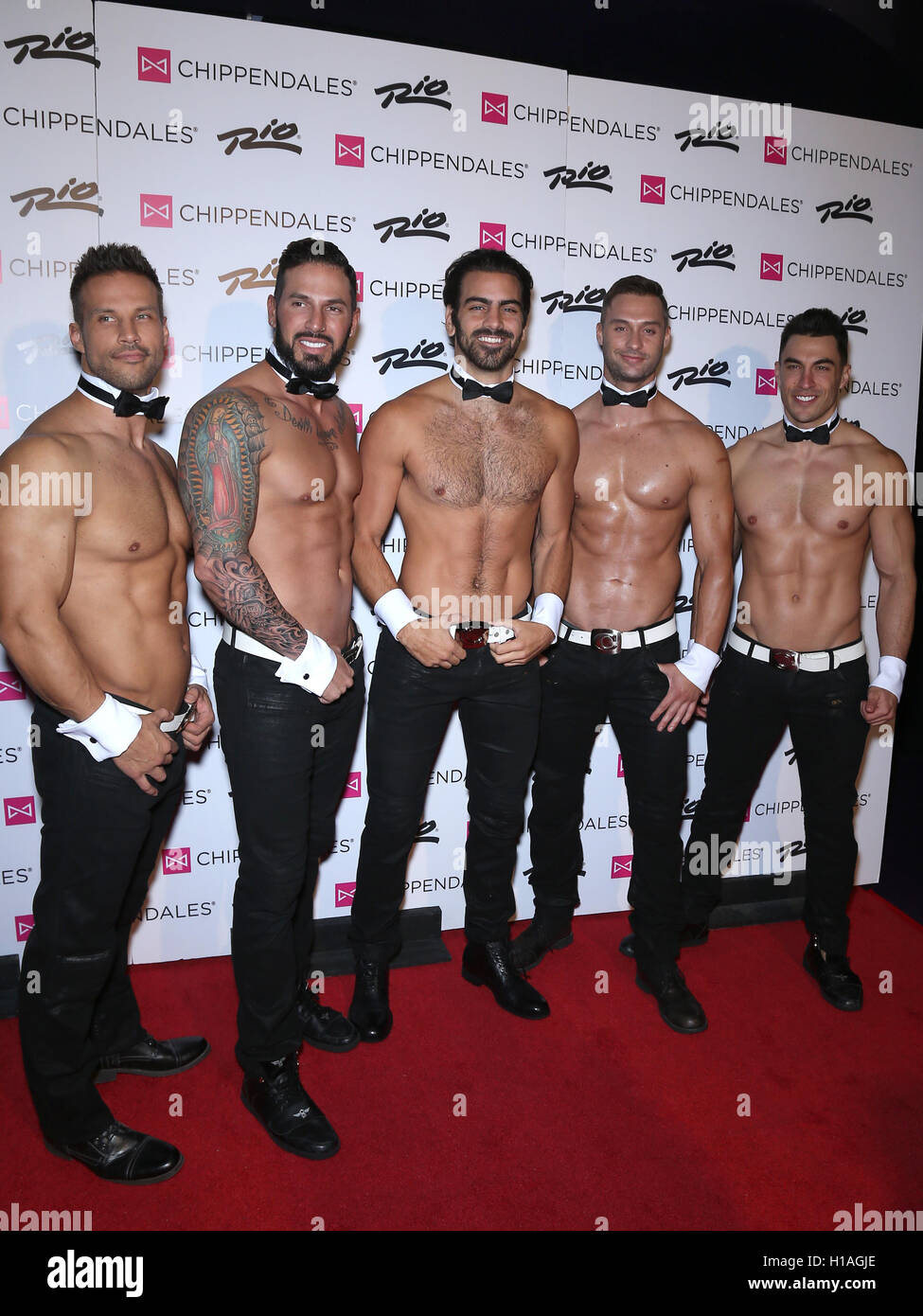 Las Vegas, NV, USA. 22 Sep, 2016. 22 septembre 2016 - Las Vegas, Nevada - Nyle DiMarco. Le monde célèbre bienvenue Chippendales leur dernier invité prestige hôte, Nyle DiMarco, au Rio All-Suite Hotel and Casino. Crédit photo : MJT/AdMedia : Crédit Mjt/AdMedia/ZUMA/Alamy Fil Live News Banque D'Images